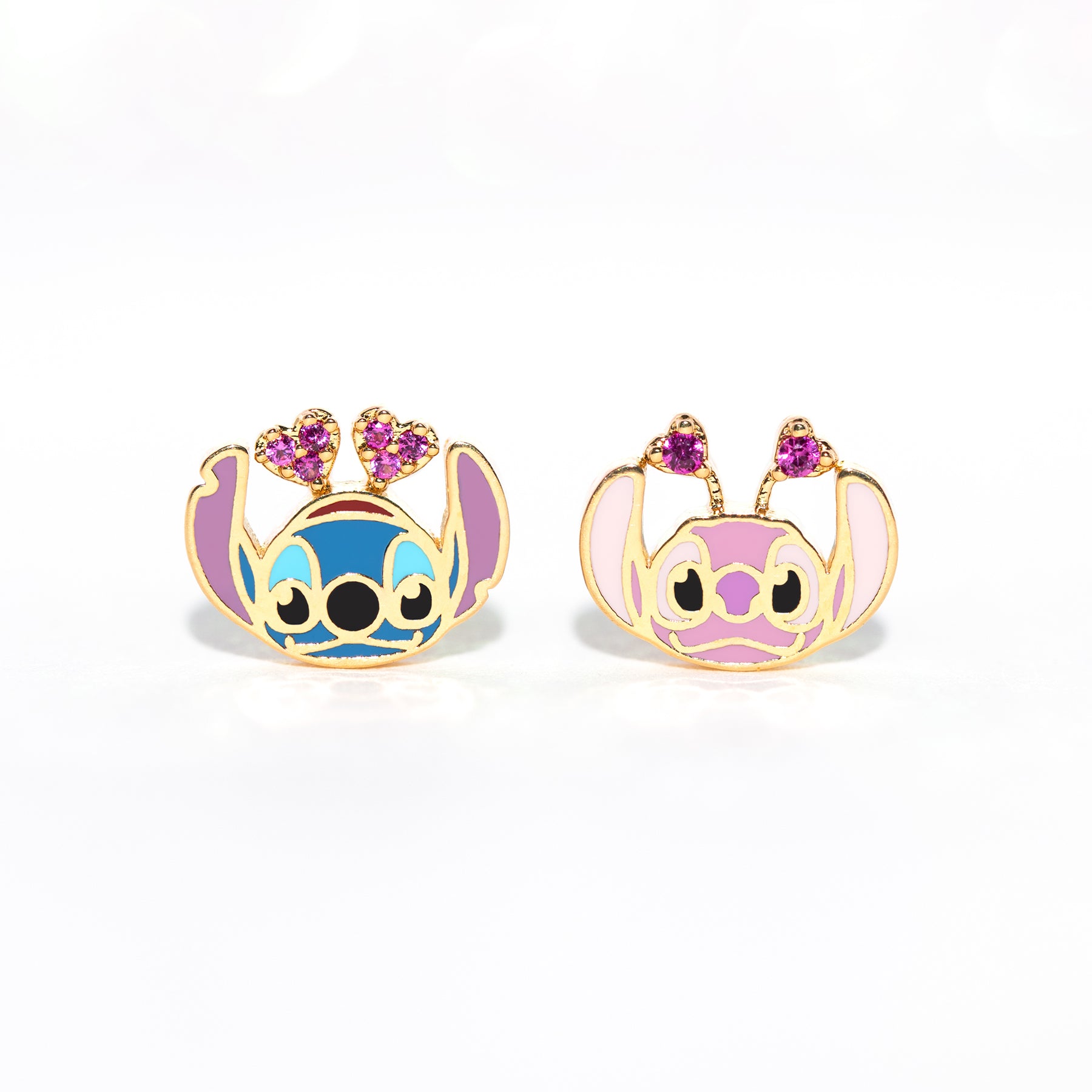 Disney Stitch & Angel Studs