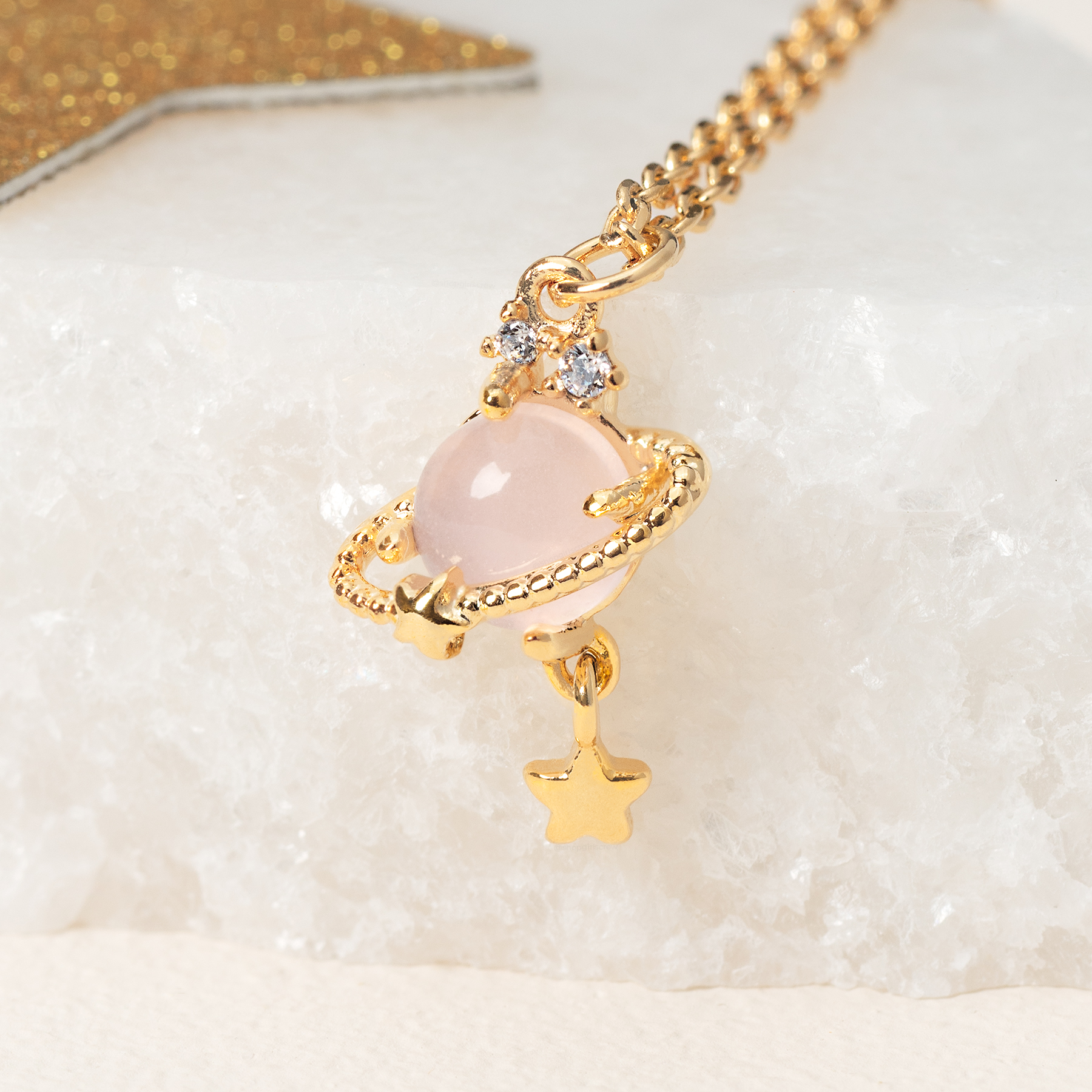 Pink Jupiter Necklace