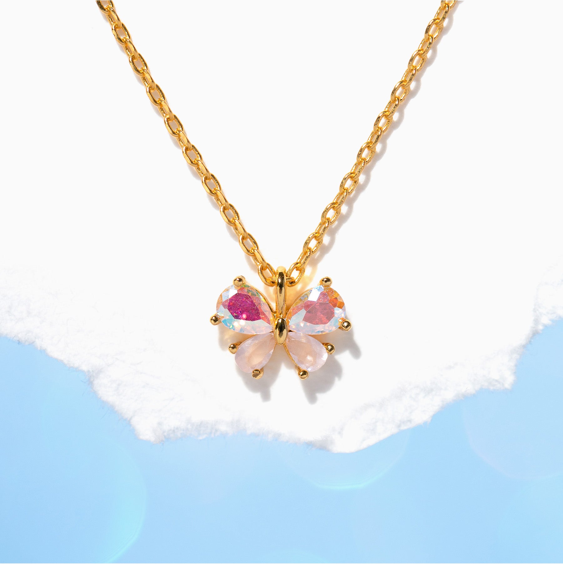Kaleidoscope Butterfly Necklace
