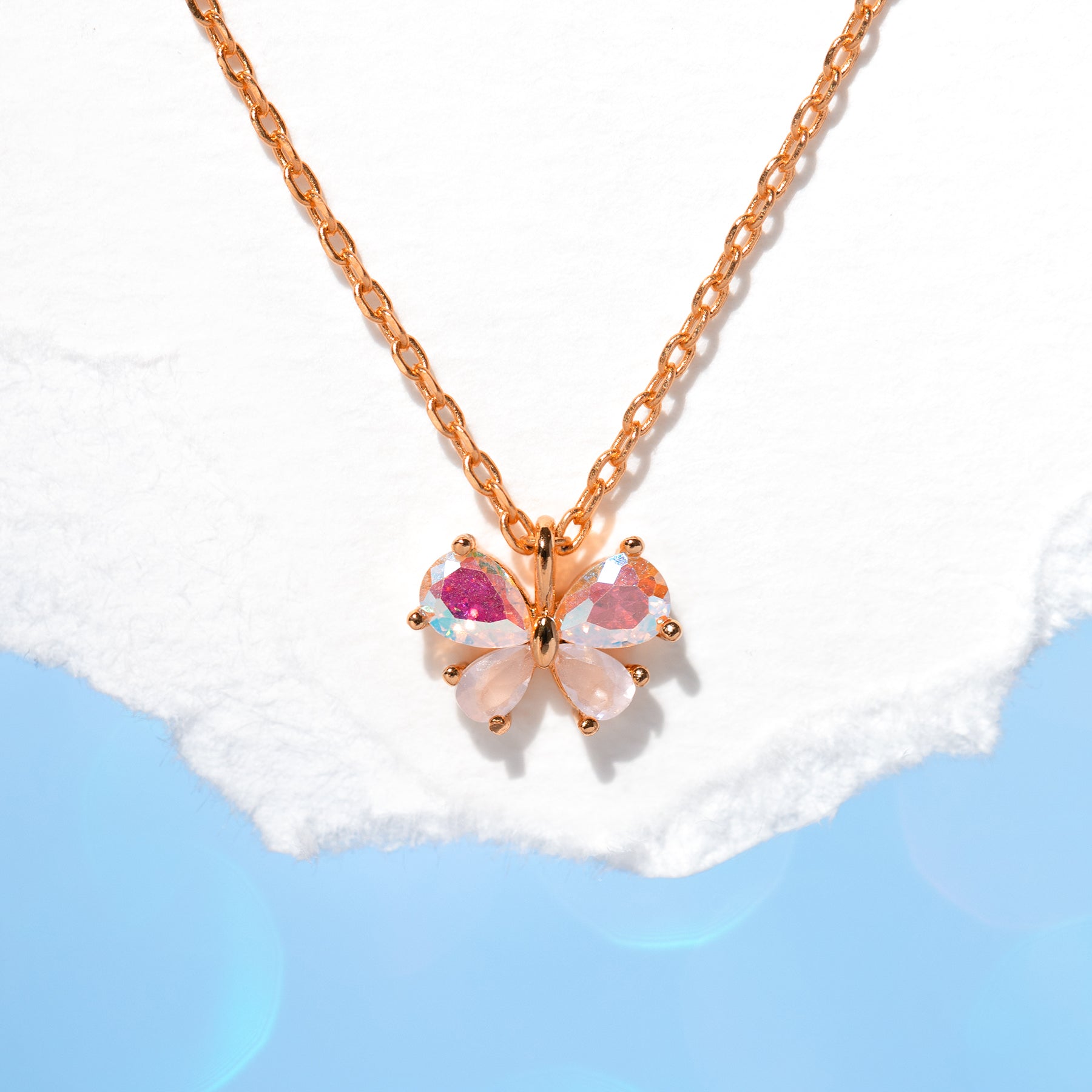 Kaleidoscope Butterfly Necklace