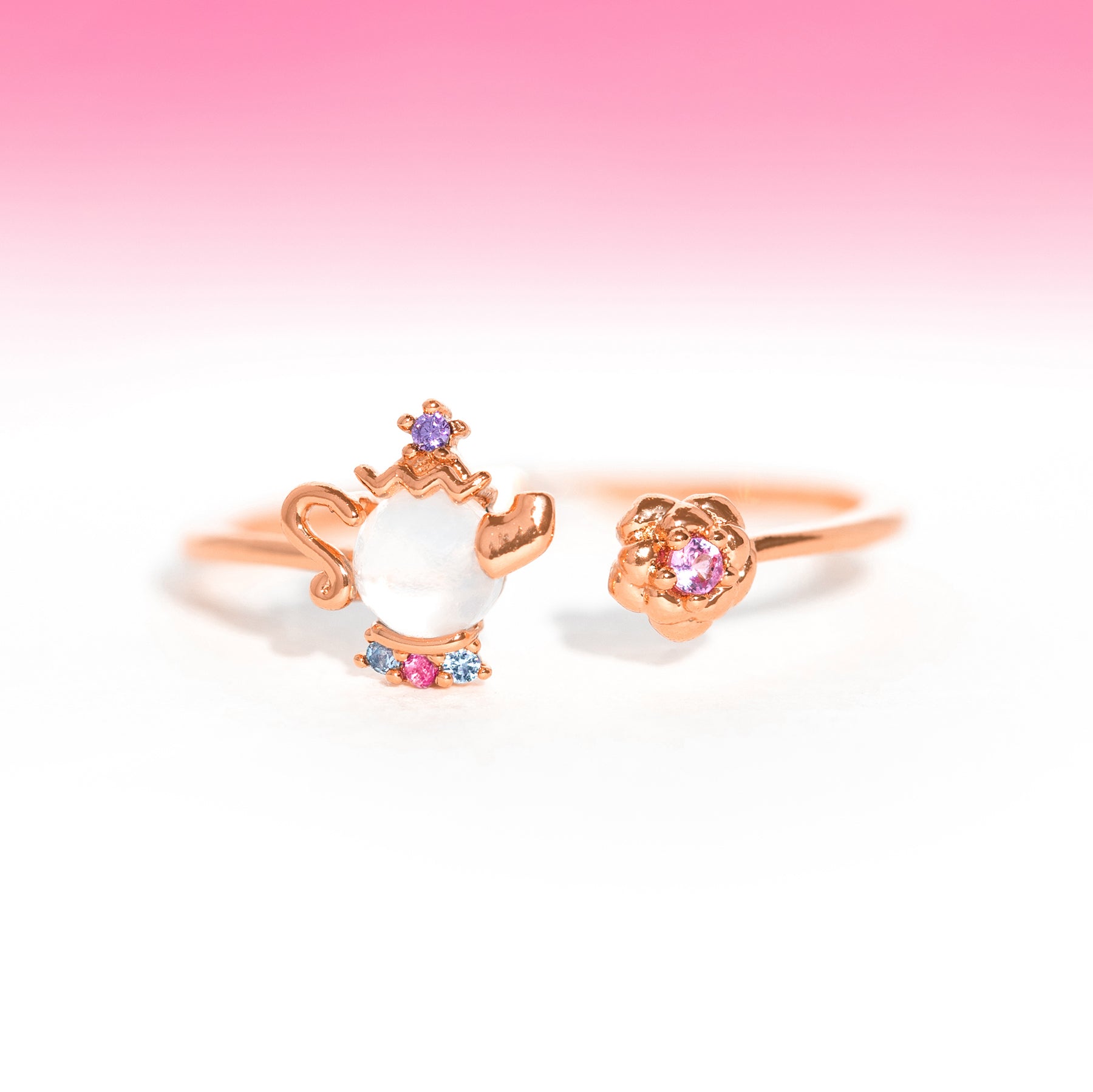 Disney Beauty & The Beast Mrs. Potts Ring