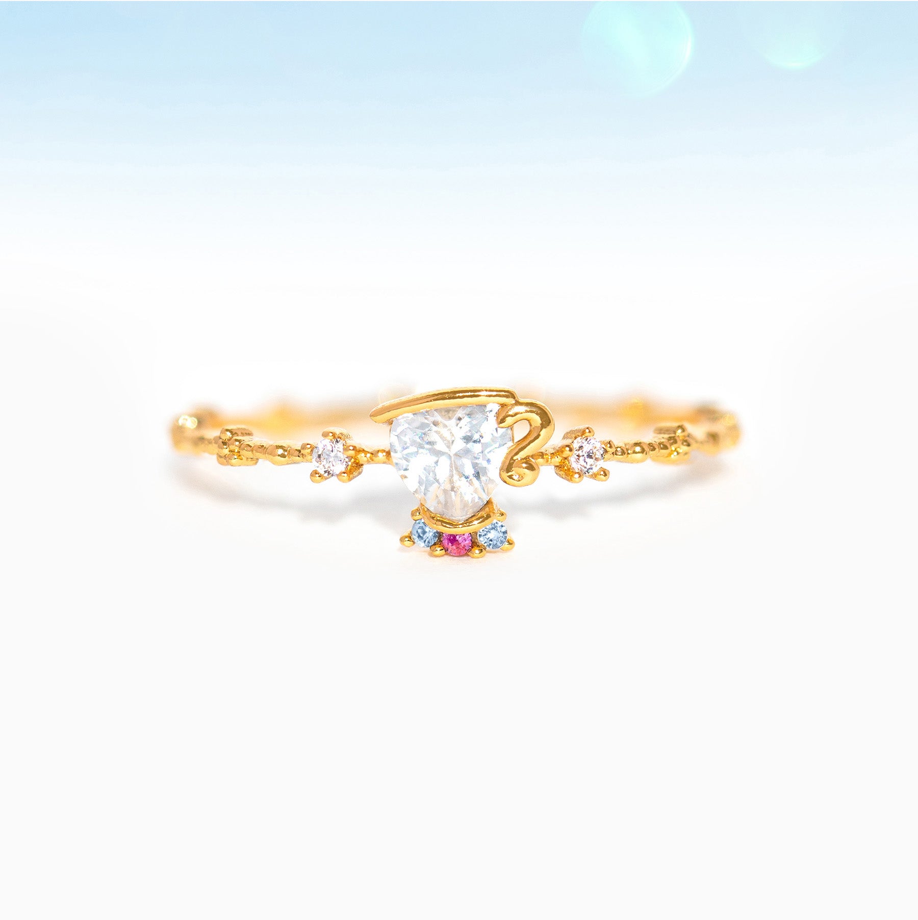 Disney Beauty & The Beast Chip Ring