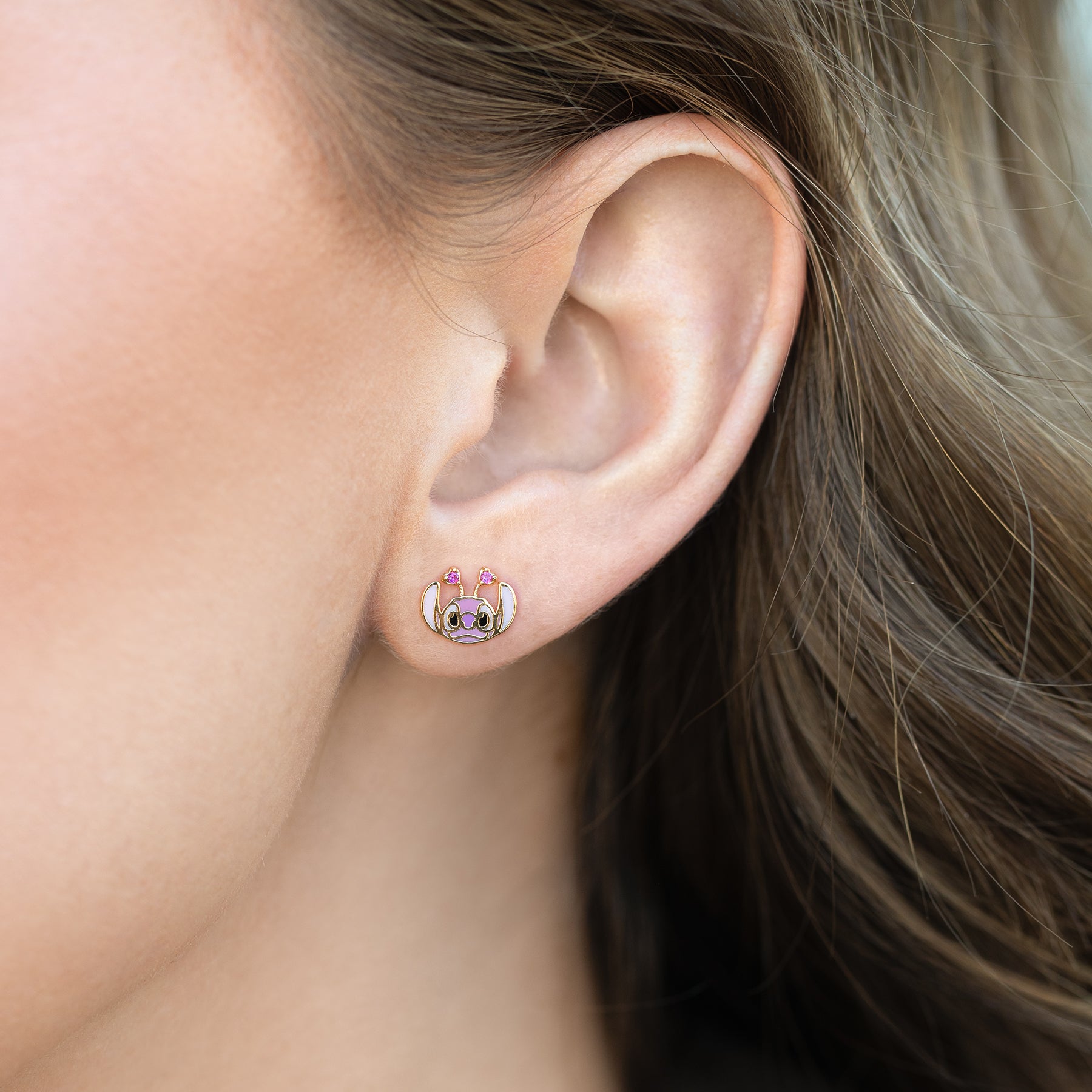 Disney Stitch & Angel Studs