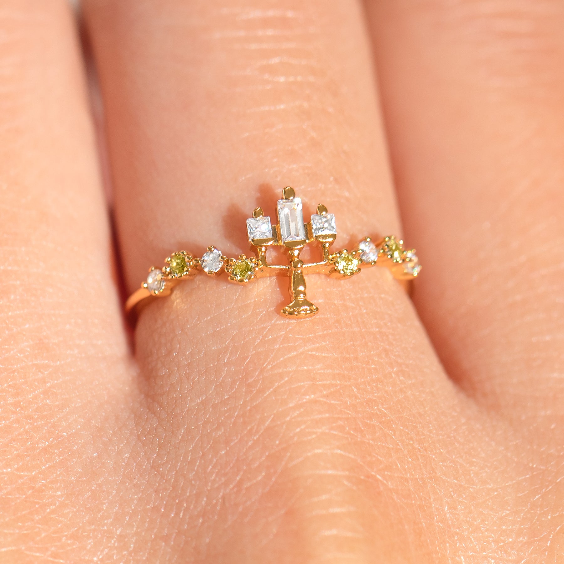 Disney Beauty & The Beast Lumiere Ring