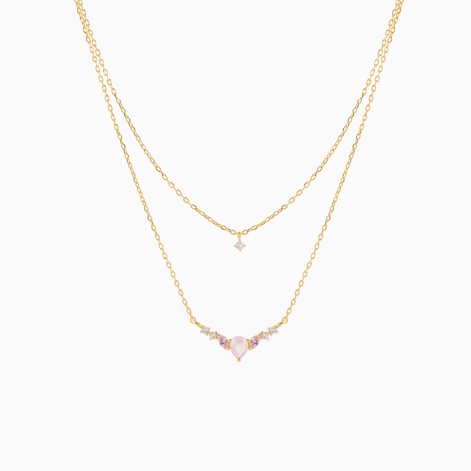 Sweet Like Honey Double Strand Necklace